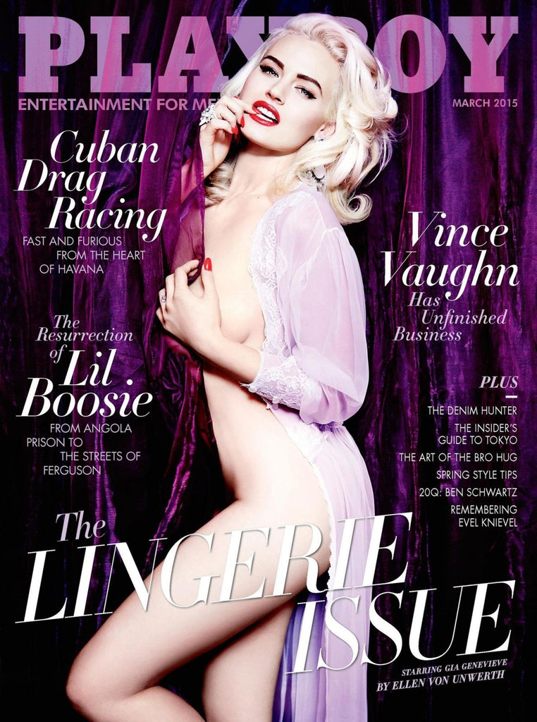Photographed by Ellen Von Unwerth for March 2015 Playboy Magazine