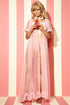 Long Frou Frou Sheer Dressing Robe