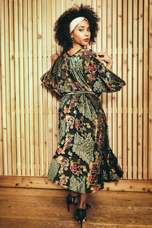 Peacock of Opulence Robe
