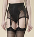 Millie Black Garter Belt