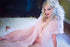 Long Frou Frou Sheer Dressing Robe