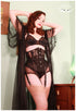 Long Frou Frou Sheer Dressing Robe