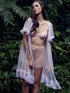 Short Frou Frou Sheer Dressing Robe