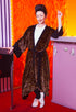 Ronnie Leopard Velvet Robe