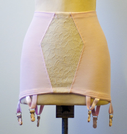 Pink 1940s Girdle Skirt (26)
