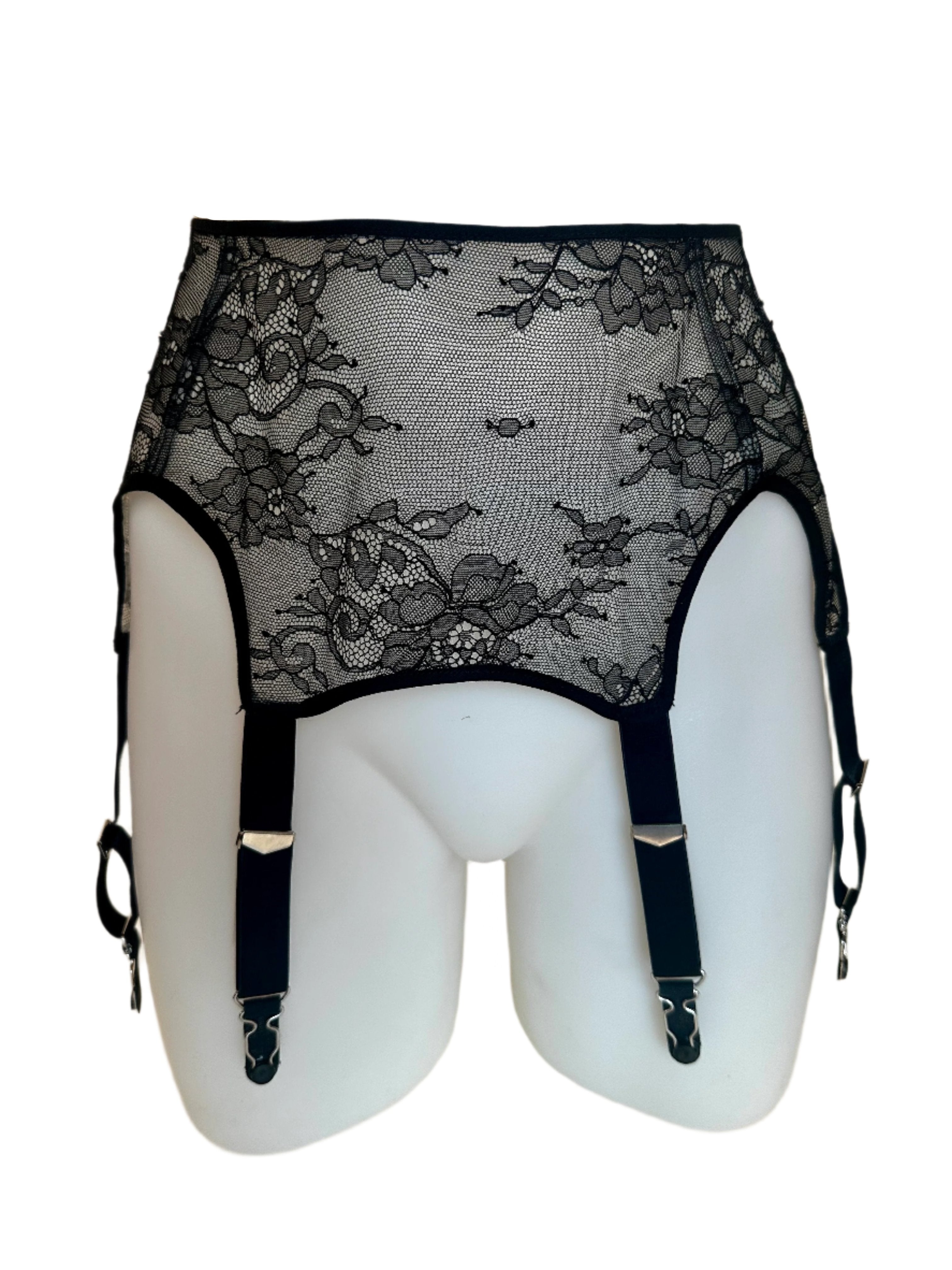 Bricolage Black Lace Garter Belt Dottie's Delights Bricolage Black Lace Garter Belt Dottie's Delights